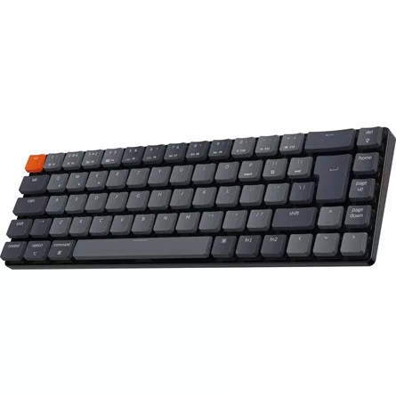 Keychron K7 Gateron RGB Backlight ISO vezeték nélküli angol gaming Hot-swap Gateron Optical Blue mechanikus billentyűzet