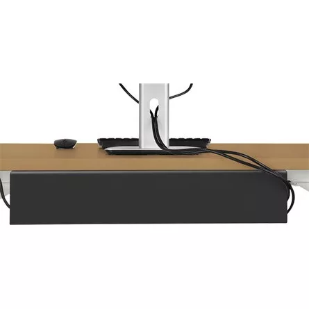 Logilink Under-Desk Cable Tray Organizer, black