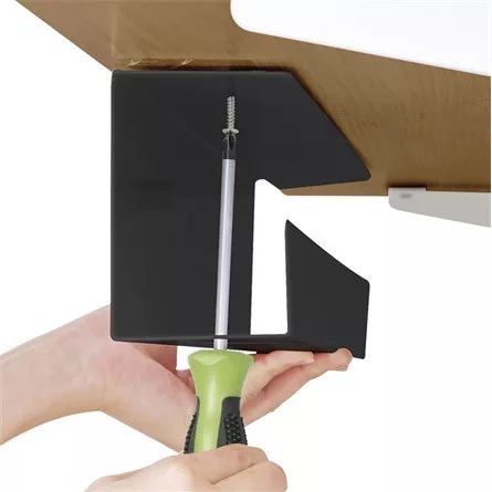 Logilink Under-Desk Cable Tray Organizer, black