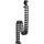 Logilink Flexibilis kábelcsatorna, Clamp-On változat, 1347x129 mm, fekete