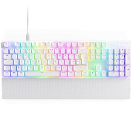 NZXT BILL NZXT Function 2 billentyűzet - fehér - UK layout - KB-001NW-UK