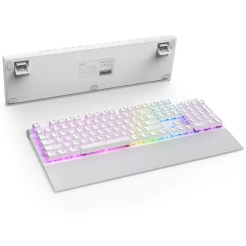 NZXT BILL NZXT Function 2 billentyűzet - fehér - UK layout - KB-001NW-UK