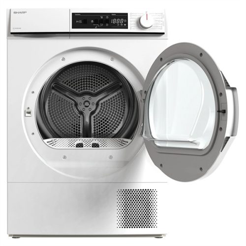 SHARP KD-NHA8S6GWE-EE Hőszivattyús szárítógép 8kg, Fehér