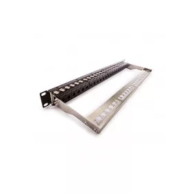   KELine Giga+ MODULAR Cat.6 Patch panel 24xRJ45/u, csatlakozóval