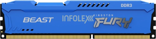 Kingston 4GB/1600MHz DDR3 FURY Beast Blue (KF316C10B/4) memória