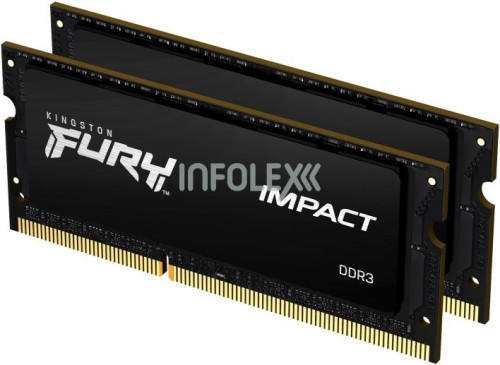 Kingston 4GB/1866MHz DDR3L 1.35V FURY Impact (KF318LS11IB/4) notebook memória