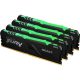 Kingston FURY Beast 64GB 2666MT/s DDR4 memória CL16 Kit of 4 RGB