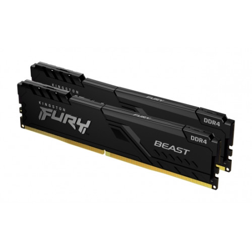 KINGSTON DRAM 32GB 2666MHz DDR4 CL16 DIMM (Kit of 2) FURY Beast Black EAN: 740617320114