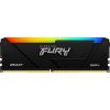 Kingston 16GB 3200MT/s DDR4 CL16 DIMM 1Gx8 FURY Beast RGB