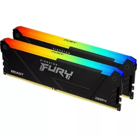   Kingston 32GB 3200MT/s DDR4 CL16 DIMM (Kit of 2) 1Gx8 FURY Beast RGB
