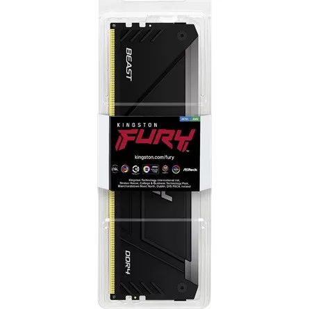 Kingston 32GB 3200MT/s DDR4 CL16 DIMM FURY Beast RGB