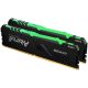 KINGSTON DRAM 16GB 3200MHz DDR4 CL16 DIMM (Kit of 2) FURY Beast RGB Black EAN: 740617319422