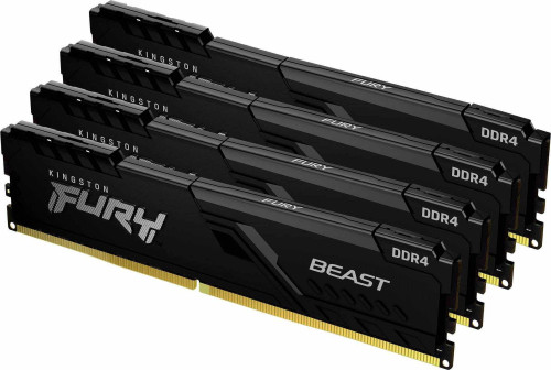 Kingston 32GB/3200MHz DDR4 (Kit of 4) FURY Beast Black (KF432C16BBK4/32) memória