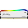 Kingston FURY Beast RGB SE 16GB 3200MT/s DDR4 memória CL16 fehér RGB