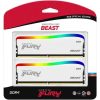 Kingston FURY Beast RGB SE 16GB 3200MT/s DDR4 memória CL16 Kit of 2 fehér RGB