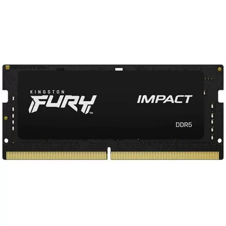 Kingston DRAM 16GB 4800MT/s DDR5 CL38 SODIMM (Kit of 2) FURY Impact PnP
