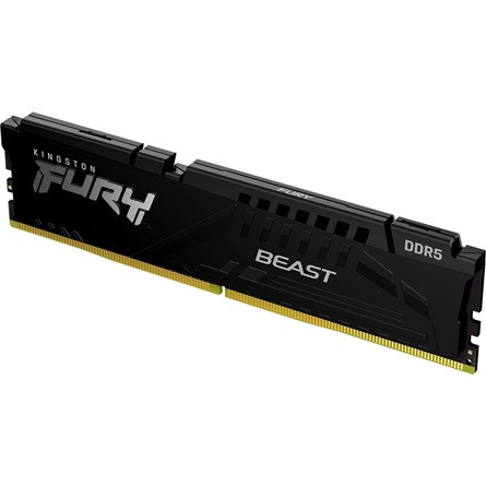 Kingston FURY Beast 16GB 5200MT/s DDR5 memória CL36 fekete