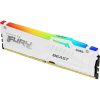 Kingston FURY Beast 16GB 5200MT/s DDR5 memória CL36 fehér RGB