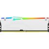 Kingston FURY Beast 16GB 5200MT/s DDR5 memória CL36 fehér RGB