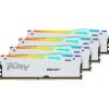 Kingston FURY Beast RGB 128GB 5200MT/s DDR5 memória CL40 Kit of 4 fehér RGB