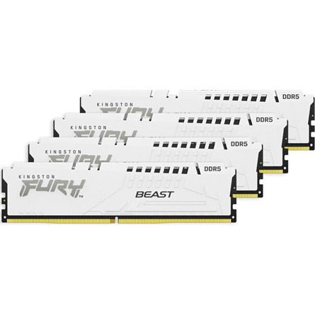 Kingston FURY Beast 128GB 5200MT/s DDR5 memória CL40 Kit of 4 fehér