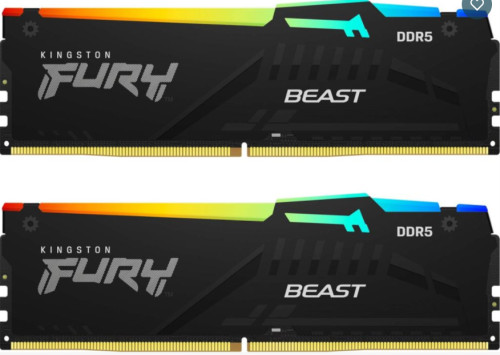 Kingston FURY Beast RGB 32GB KIT (2x16GB) DDR5 5600MHz KF556C36BBEAK2-32