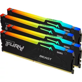   Kingston FURY Beast 128GB 5600MT/s DDR5 memória CL40 Kit of 4 RGB