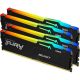 Kingston FURY Beast 128GB 5600MT/s DDR5 memória CL40 Kit of 4 RGB