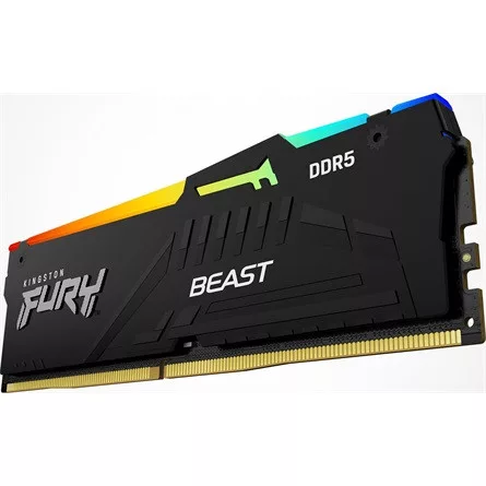 Kingston FURY Beast 128GB 5600MT/s DDR5 memória CL40 Kit of 4 RGB