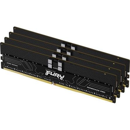 Kingston 64GB 5600MT/s DDR5 ECC Reg CL28 DIMM (Kit of 4) FURY Renegade Pro EXPO