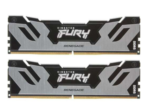 KINGSTON FURY Memória DDR5 32GB 6000MHz CL32 DIMM (Kit of 2) Renegade Silver XMP