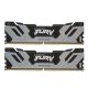 KINGSTON FURY Memória DDR5 32GB 6000MHz CL32 DIMM (Kit of 2) Renegade Silver XMP