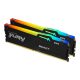 Kingston 32GB/6000MHz DDR5 (2x16GB) FURY Beast Black RGB XMP memória