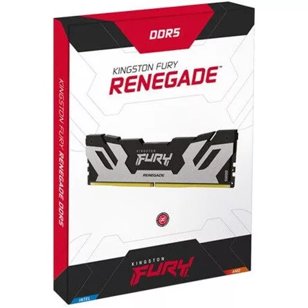 Kingston FURY Renegade 16GB 6400MT/s DDR5 memória CL40 ezüst