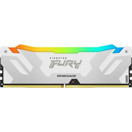 Kingston FURY Renegade RGB 16GB 6400MT/s DDR5 memória CL32 fehér RGB