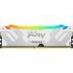 Kingston FURY Renegade RGB 16GB 6400MT/s DDR5 memória CL32 fehér RGB