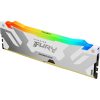 Kingston FURY Renegade RGB 16GB 6400MT/s DDR5 memória CL32 fehér RGB