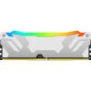 Kingston FURY Renegade RGB 16GB 6400MT/s DDR5 memória CL32 fehér RGB