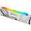 Kingston 32GB 6400MT/s DDR5 CL32 DIMM FURY Renegade RGB White XMP