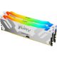 Kingston 64GB 6400MT/s DDR5 CL32 DIMM (Kit of 2) FURY Renegade RGB White XMP