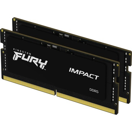 Kingston FURY Impact 32GB 6400MT/s DDR5 - SODIMM memória CL38 Kit of 2