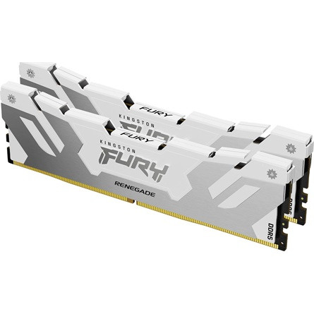 Kingston 32GB 7600MT/s DDR5 CL38 DIMM (Kit of 2) FURY Renegade White XMP