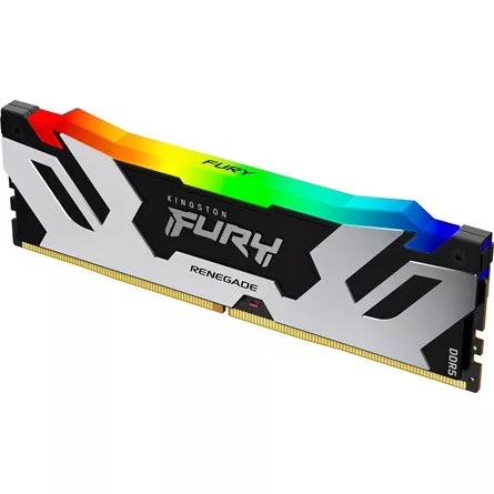 Kingston 24GB 8000MT/s DDR5 CL38 DIMM FURY Renegade RGB Silver