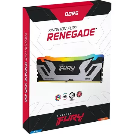Kingston 24GB 8800MT/s DDR5 CL42 CUDIMM FURY Renegade RGB Silver
