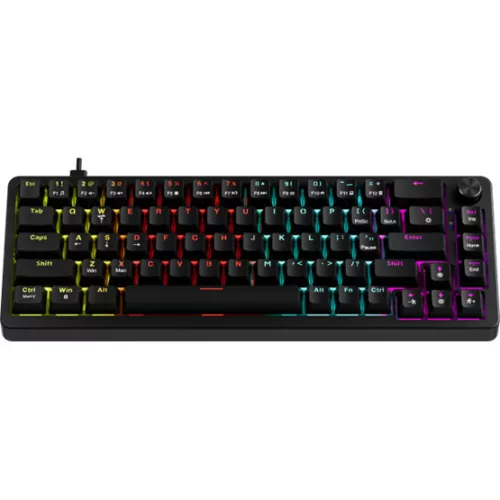 MARVO BILL MARVO Arma 67 vezetékes gaming billentyűzet - Fekete - US /TNT Peach linear/