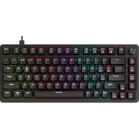   MARVO BILL MARVO Arma 82 vezetékes gaming billentyűzet - Fekete - US /TNT Peach linear/