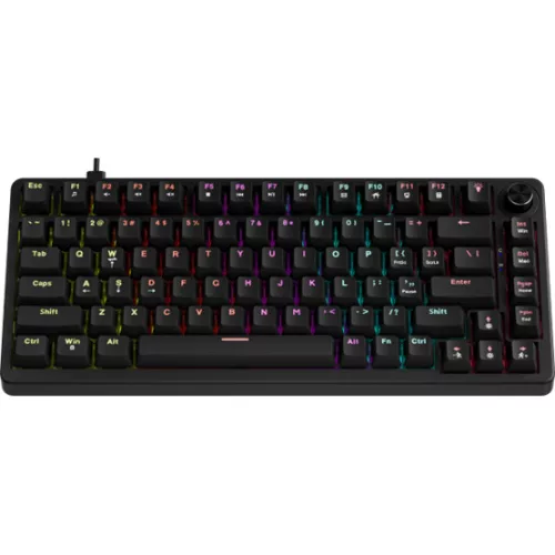 MARVO BILL MARVO Arma 82 vezetékes gaming billentyűzet - Fekete - US /TNT Peach linear/
