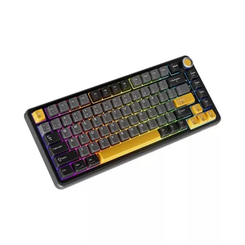 MARVO BILL MARVO TITAN 75 vezeték nélküli gaming billentyűzet - Fekete - HU /Banana Crystal Linear/