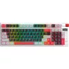 MONKA BILL MONKA Storm vezeték nélküli gaming billentyűzet - Fehér - US /MONKA Violet Linear/