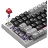 MONKA BILL MONKA Storm vezeték nélküli gaming billentyűzet - Fehér - US /MONKA Violet Linear/